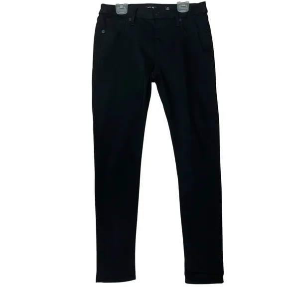 MISS ME sz 29 Super Skinny Jeans 5 Pockets Smooth Fabric Stretch Black