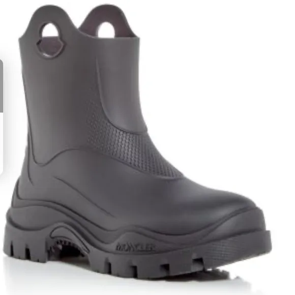 Moncler Womens Misty Outdoor Ankle Pull On Rain Boots Shoes Chelsea Style | 39