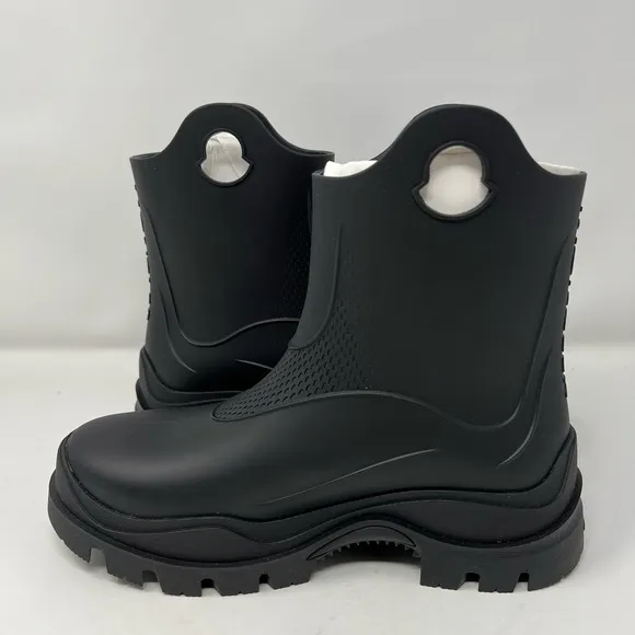 Moncler Womens Misty Outdoor Ankle Pull On Rain Boots Shoes Chelsea Style | 39