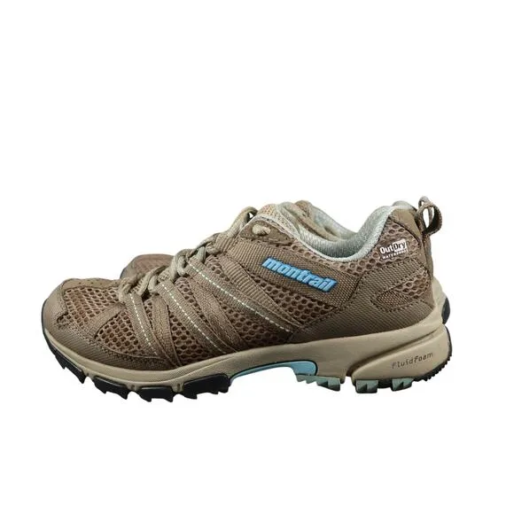 Montrail Shoes Womens 6.5 Active Hiking Outdoor Waterproof Sport Athletic Trail
