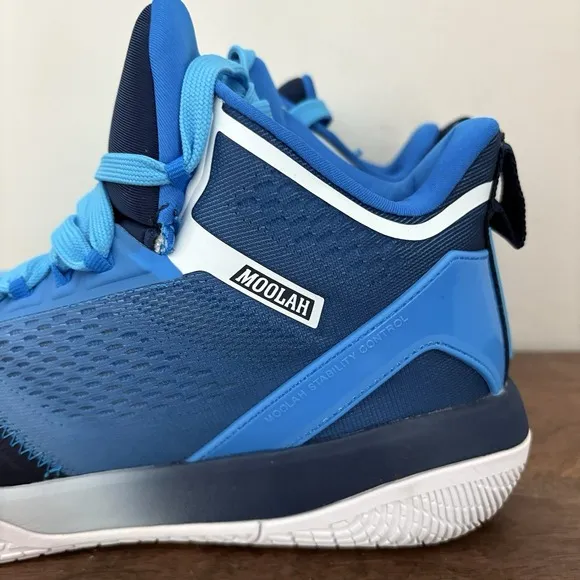 Moolah Kicks Womens 9.5 Basketball Shoes Neovolt Pro Blue Navy Volleyball NEW