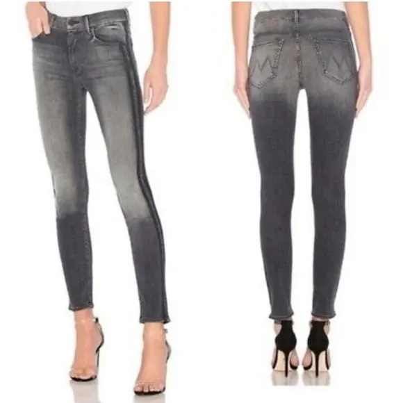 MOTHER DENIM High Waisted Looker in Miss Moody 2 Shoes Racer 26