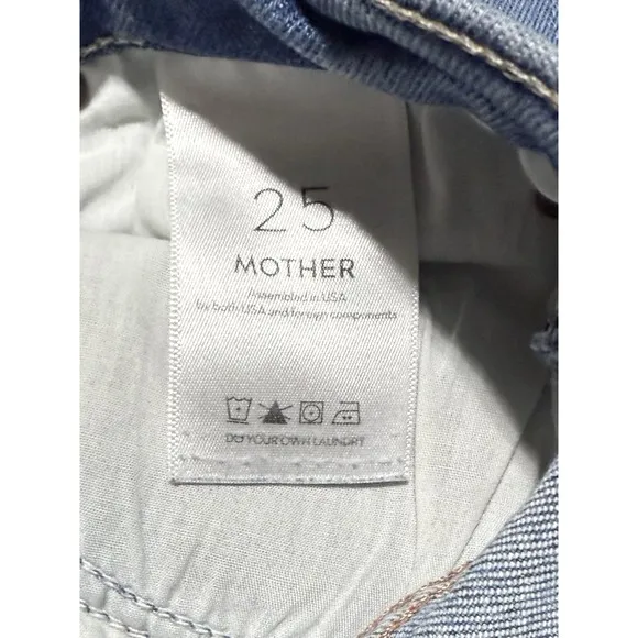 MOTHER The Mid Rise Dazzler Ankle Jeans Cut &amp; Paste Wash Women's 26