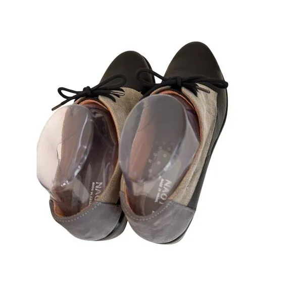 Naot Kedma Aura Jet Leather Two Tone Oxford Shoes Sz 7 EU 38 NEW NWOB Classic