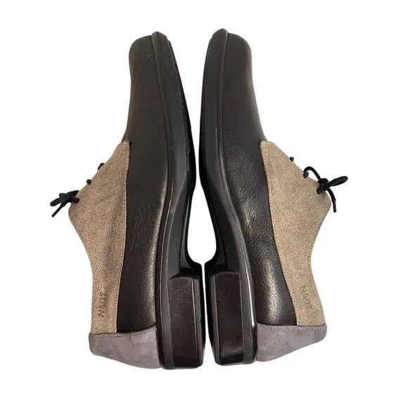 Naot Kedma Aura Jet Leather Two Tone Oxford Shoes Sz 7 EU 38 NEW NWOB Classic