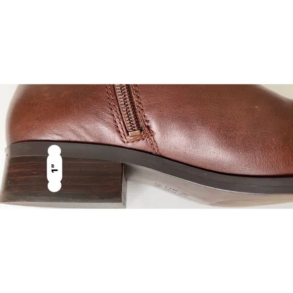 Naturalizer Reid brown leather riding boot. Size 8.5.
