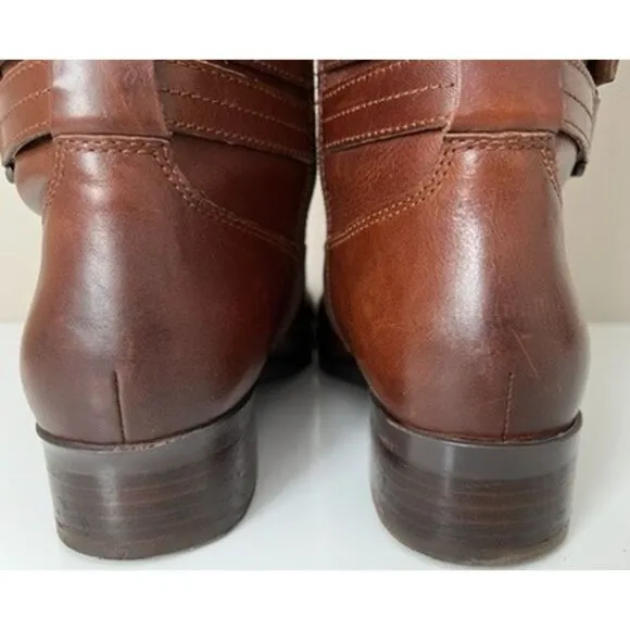 Naturalizer Reid brown leather riding boot. Size 8.5.
