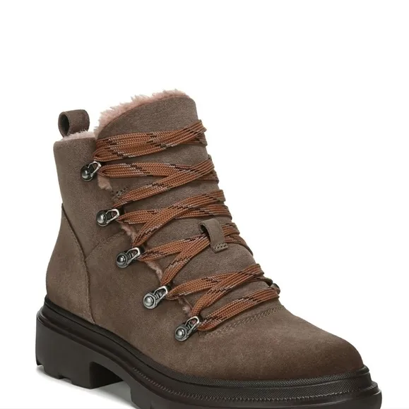 Naturalizer sz 9.5 Julian Shearling Hiker Booties hiking Waterproof boots