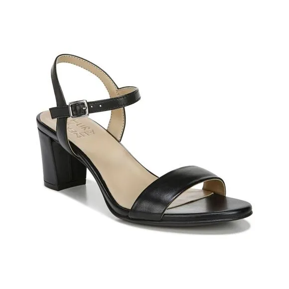 NATURALIZER Womens Black Non Slip OutBristol Almond Sandals Shoes 7.5 W