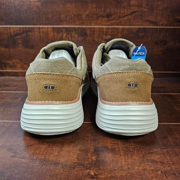 Nautica Barber Canvas Lace-Up Casual Navtech Boat Sneaker Mens Size 10