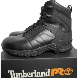 NEW $180 TIMBERLAND PRO Men's Hypercharge 8&quot; Soft Toe Work Boots!  Size 9  Black