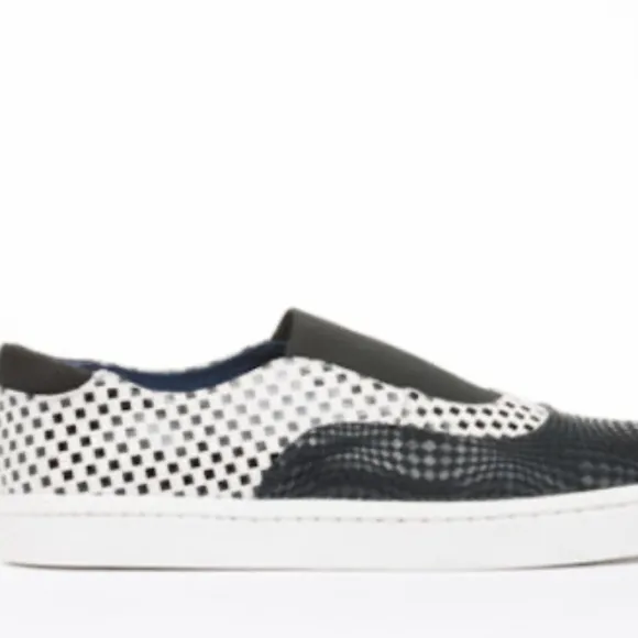 NEW $325 Opening Ceremony Mason Slip On Sneaker Shoes Checkered 43 10