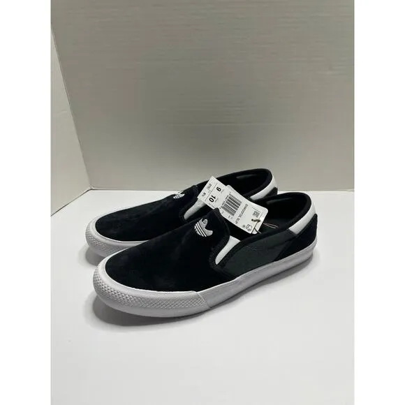 NEW Adidas Shmoofoil Slip-On Shoes Mens 9 Womens 10 Black