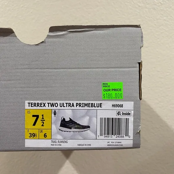 NEW! Adidas Terrex Two Ultra Primeblue Women's Shoes Size 7.5