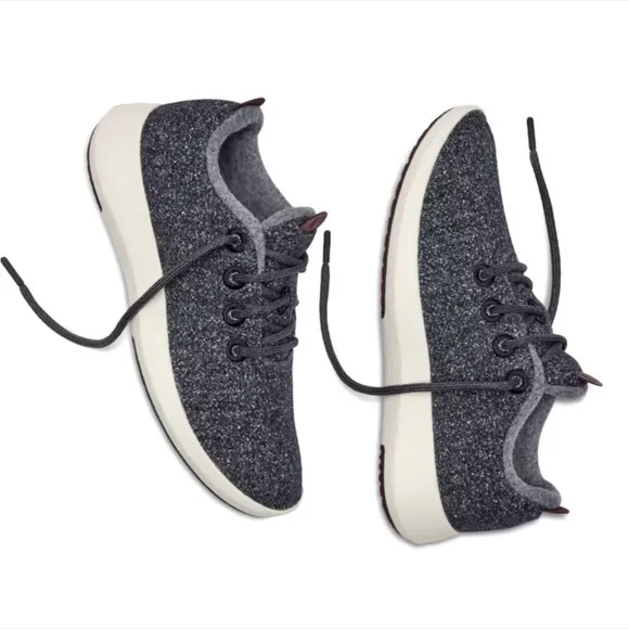 NEW ALLBIRDS Natural Grey Wool Runner Mizzles shoes