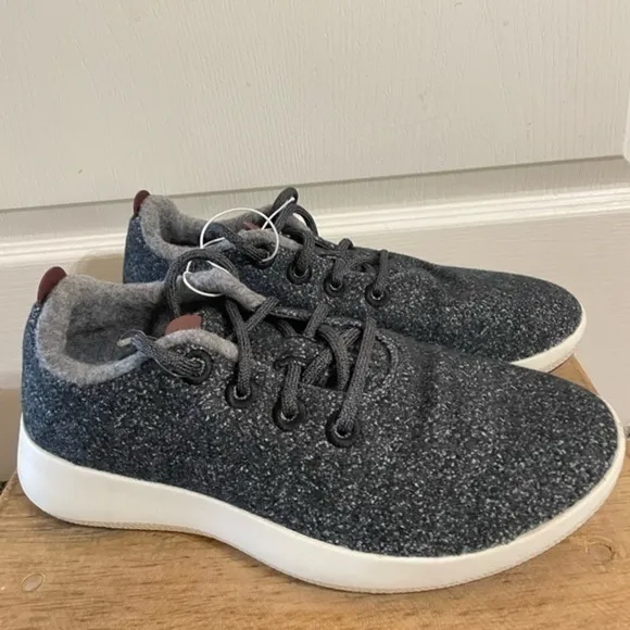 NEW ALLBIRDS Natural Grey Wool Runner Mizzles shoes