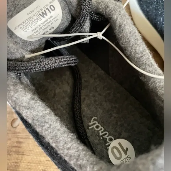 NEW ALLBIRDS Natural Grey Wool Runner Mizzles shoes