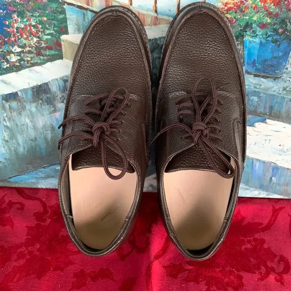 NEW! Apex Lexington LT910M Oxfords Brown Leather Men's 11 X-Wide