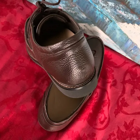 NEW! Apex Lexington LT910M Oxfords Brown Leather Men's 11 X-Wide