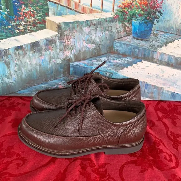 NEW! Apex Lexington LT910M Oxfords Brown Leather Men's 11 X-Wide