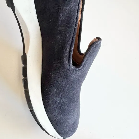 New Aquatalia Blue Karsyn Suede Slip-On Loafer Shoes Size 10