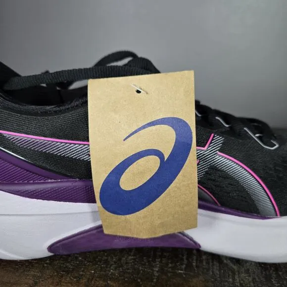 NEW ASICS Gel Kayano 30 Womens Size 11 WIDE Running Shoes Black Purple 1012B503