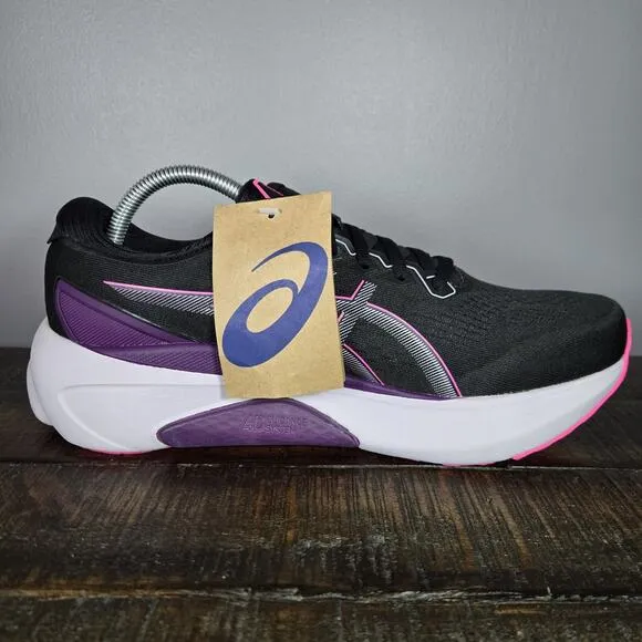 NEW ASICS Gel Kayano 30 Womens Size 11 WIDE Running Shoes Black Purple 1012B503