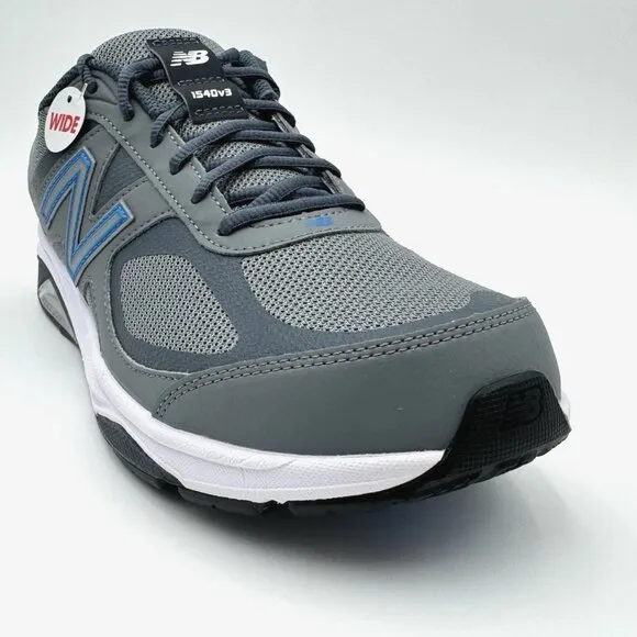 New Balance 1540v3 Running Shoes Men's Size 11 Wide 2E M1540MB3 Grey Black NEW