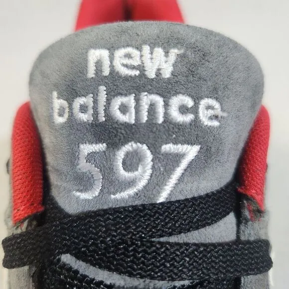 New Balance 597 Shoes Mens 10‎ Black Red Blue Skater Streetware Sneaker ML597VAC
