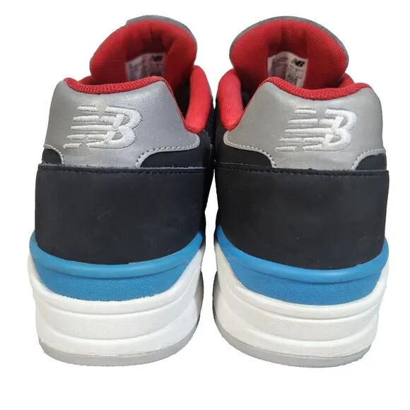 New Balance 597 Shoes Mens 10‎ Black Red Blue Skater Streetware Sneaker ML597VAC