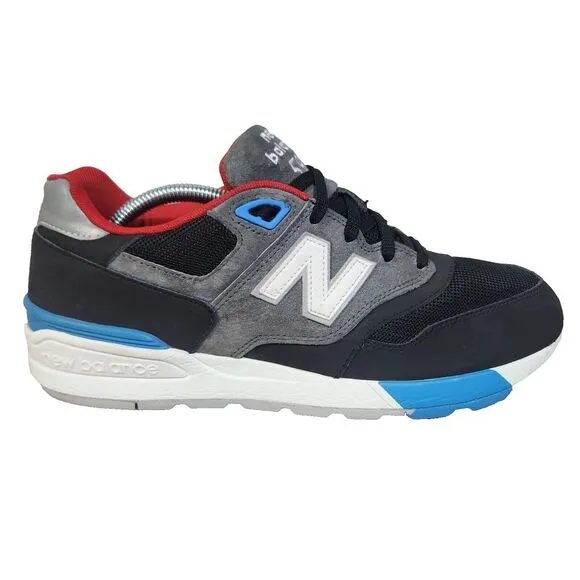 New Balance 597 Shoes Mens 10‎ Black Red Blue Skater Streetware Sneaker ML597VAC