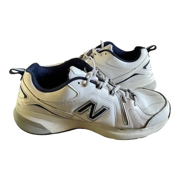 New Balance 608 V5 MX608AWN5 White Casual Shoes Sneakers Men’s Size 13 4E