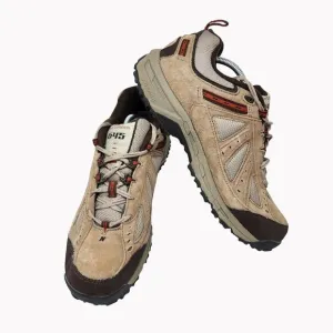 New Balance 645 Trail Shoes Men's 13 2E Wide Brown Suede MW645BR Hiking Grip