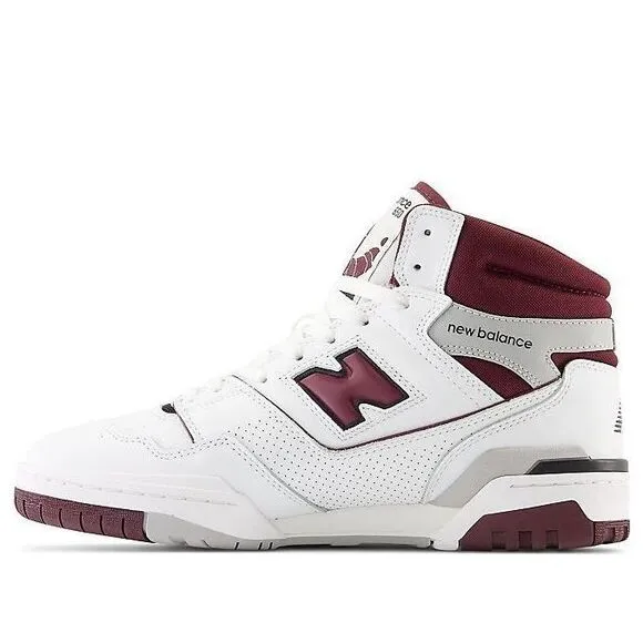 New Balance 650 Men's Size 8.5 Casual Shoes White Burgundy Grey BB650RCH New