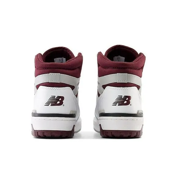 New Balance 650 Men's Size 8.5 Casual Shoes White Burgundy Grey BB650RCH New