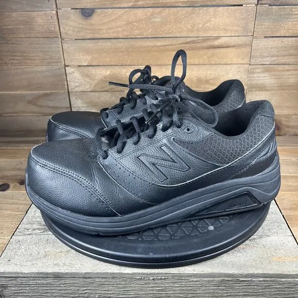 New Balance 928 V2 Womens Size 9.5 2E WIDE Black Lace Up Running Sneaker Shoes