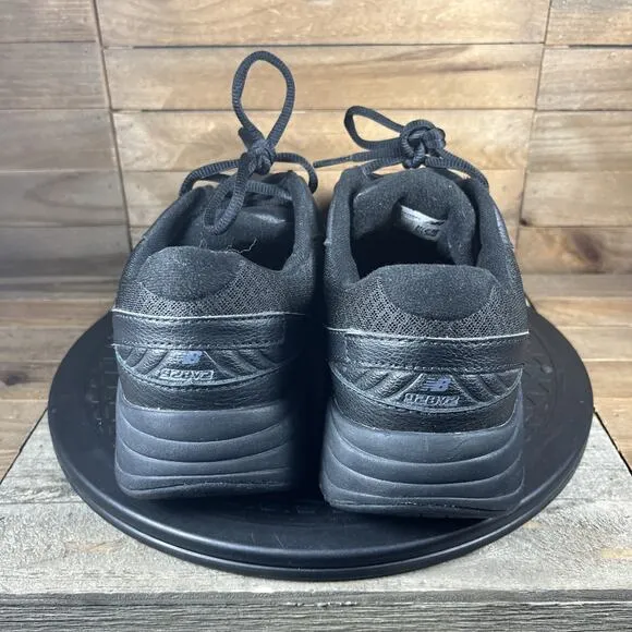 New Balance 928 V2 Womens Size 9.5 2E WIDE Black Lace Up Running Sneaker Shoes