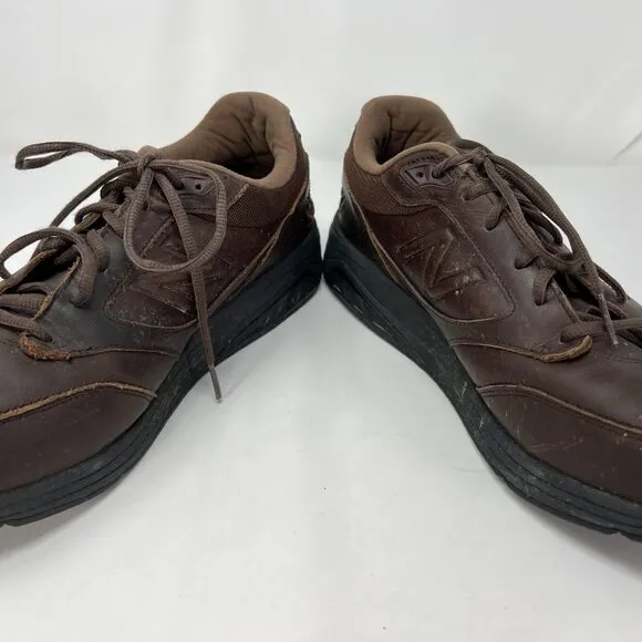 New Balance 928v3 Men’s Size 10 2E Wide Brown Leather Walking Shoes Rollbar