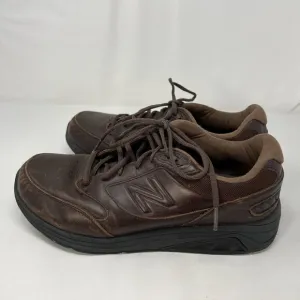 New Balance 928v3 Men’s Size 10 2E Wide Brown Leather Walking Shoes Rollbar