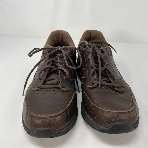 New Balance 928v3 Men’s Size 10 2E Wide Brown Leather Walking Shoes Rollbar