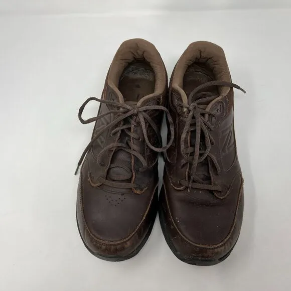 New Balance 928v3 Men’s Size 10 2E Wide Brown Leather Walking Shoes Rollbar