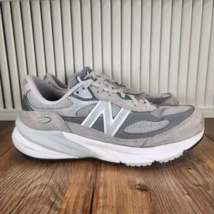 New Balance 990 v6 Womens Sz 9 EE Wide Gray Castlerock Shoes Made in USA W990GL6