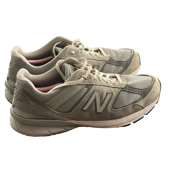 New Balance 990v5 Men’s Shoes Size 10.5 2E Wide Grey M990GL5 USA NO INSOLES