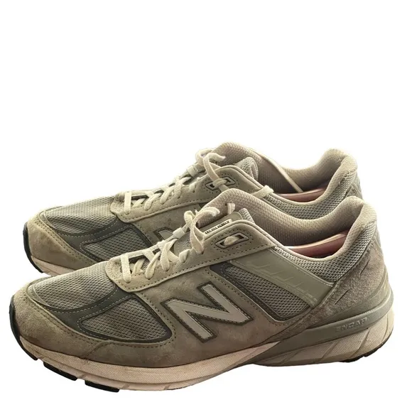 New Balance 990v5 Men’s Shoes Size 10.5 2E Wide Grey M990GL5 USA NO INSOLES