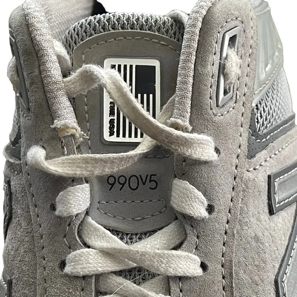 New Balance 990v5 Men’s Shoes Size 10.5 2E Wide Grey M990GL5 USA NO INSOLES