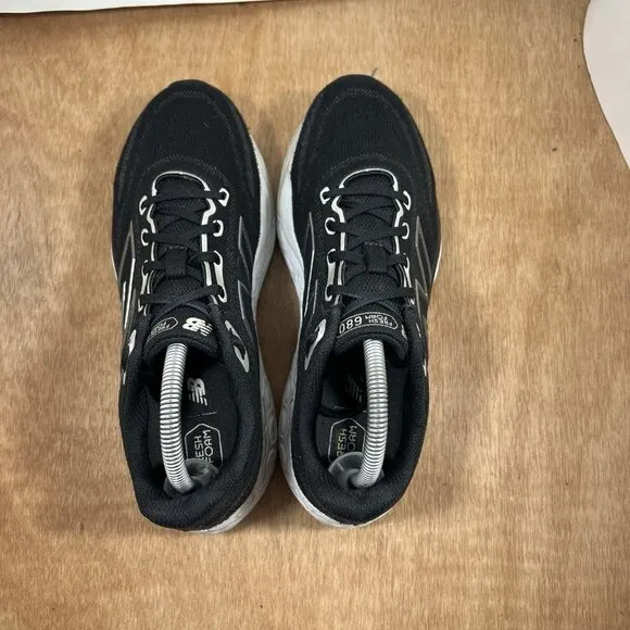 New Balance Fresh Foam 680v8 Women Size 9 D Wide Black Running Shoes