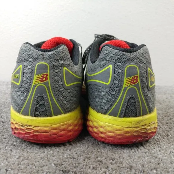 New Balance Fresh Foam 980 Mens Size 12.5 Wide Width Running Shoes Gray Low Top