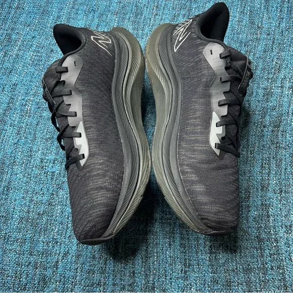 New Balance FuelCell Propel v4 Running Shoes in Black Harbor Grey WIDE Width 2E