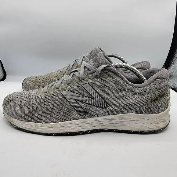 New Balance Mens 11.5 Fresh Foam Arishi Gray Athletic Outdoor Shoes - MARISRS1