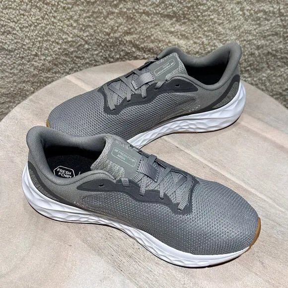 New Balance Mens Fresh Foam Arishi v4 Gray Running Shoe Size 10 Wide New MARISEG